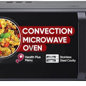 LG 28 L Convection Microwave Oven (MC2846BV, Black, Steam Clean & Stainless Steel Cavity - Best Diwa