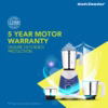 Kelvinator mixer grinder with 3 jars and compact modern design