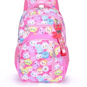 Stylish ring pattern school backpack for students