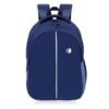 Black laptop backpack with USB charging port and padded compartments